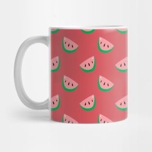 Pink Watermelon Slice Pattern Mug